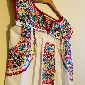 New Embroidered Mexican Dress